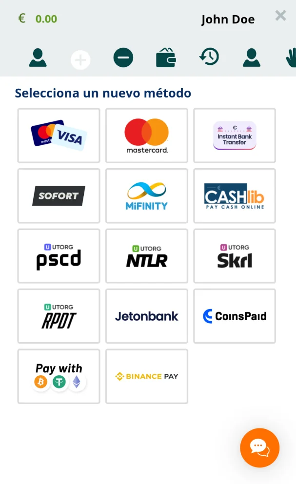 C&oacute;mo depositar en la aplicaci&oacute;n Locowin