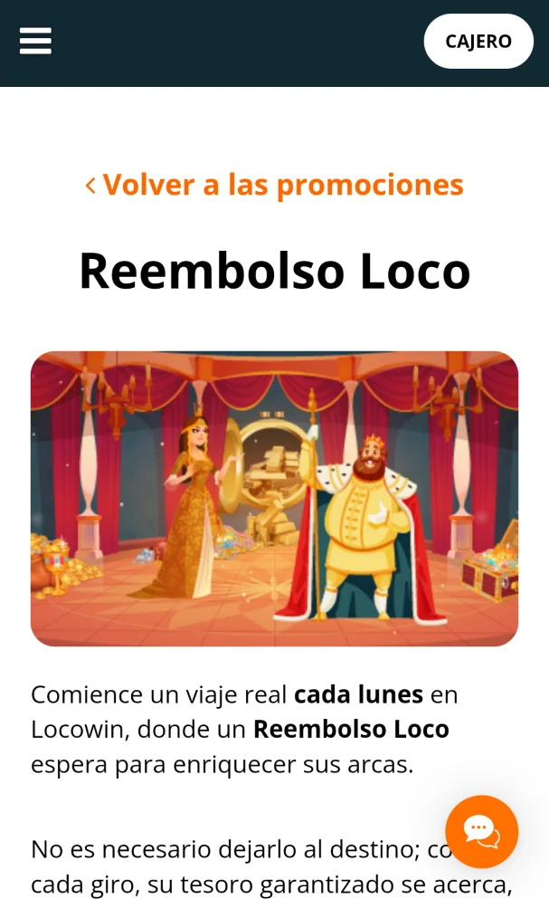 Promoci&oacute;n Reembolso Loco en la app Locowin