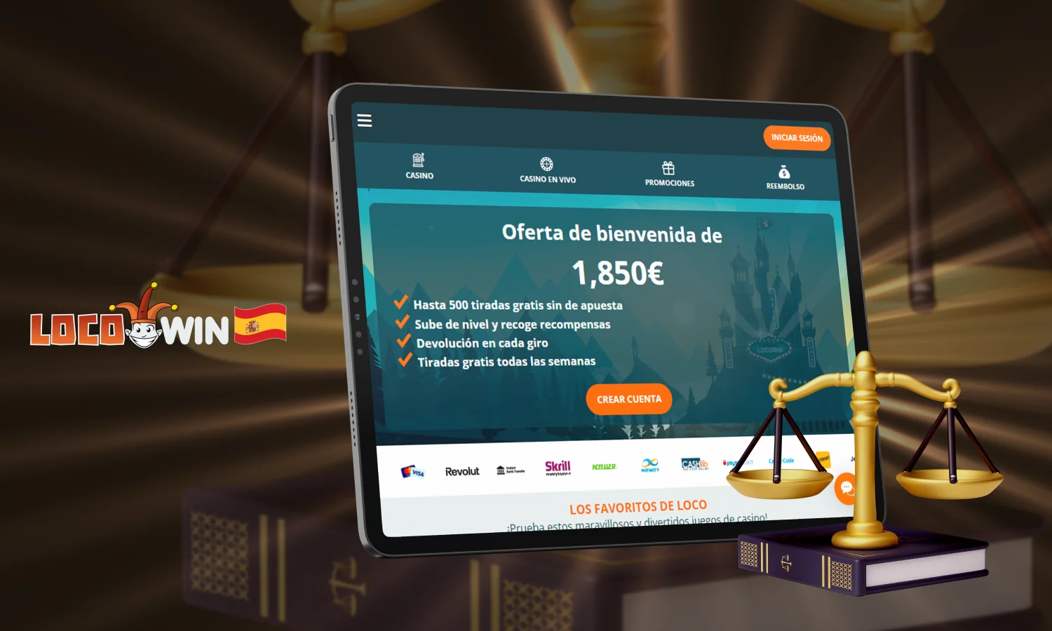 Aspectos Legales de los casinos Locowin en Espa&ntilde;a