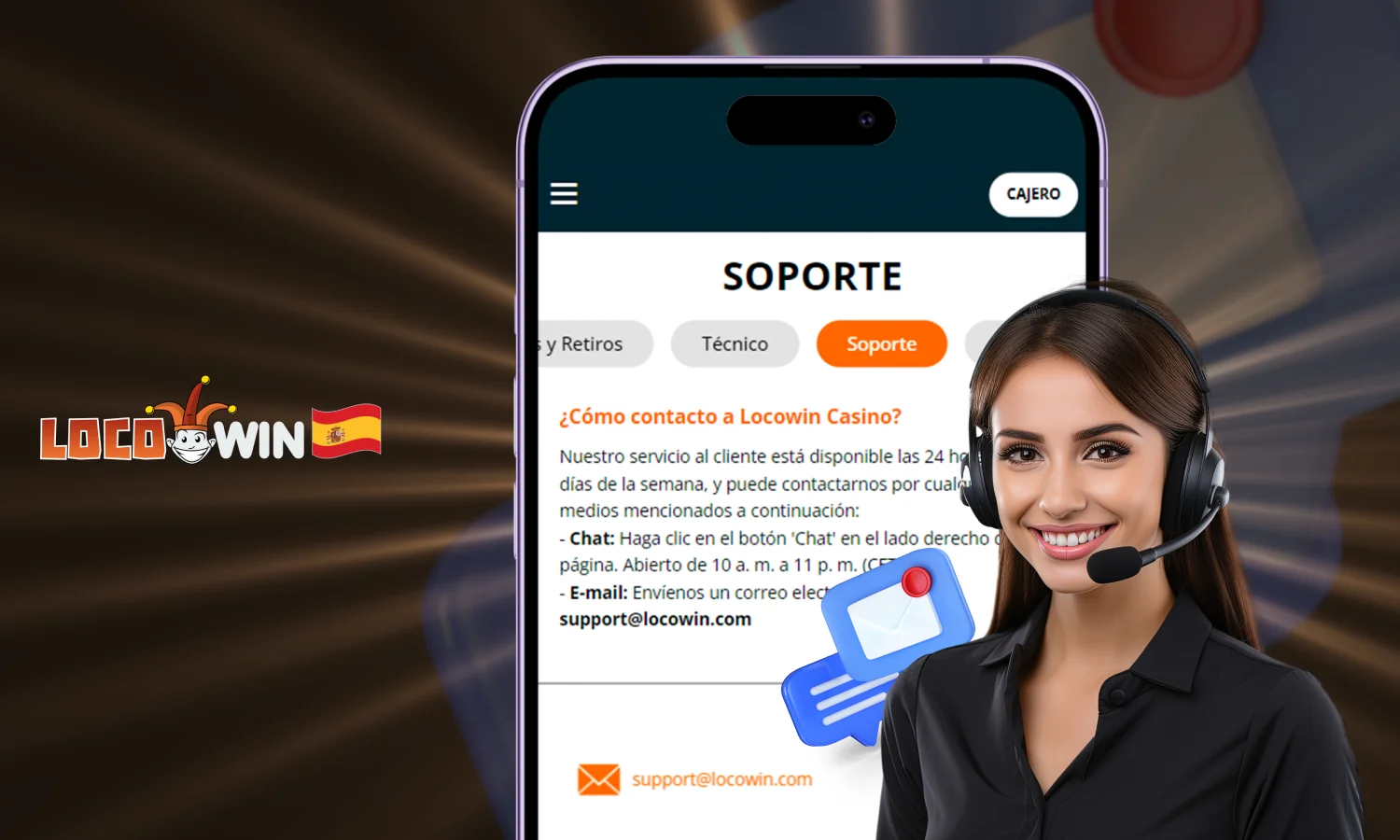 Locowin: asistencia m&oacute;vil para jugadores espa&ntilde;oles